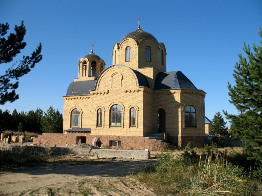 Бородулиха. Церковь Николая Чудотворца (строящаяся). фасады, Юго-восточная сторона