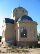 Церковь Николая Чудотворца (строящаяся), Юго-восточный фасад<br>, Бородулиха, Восточно-Казахстанская область, Казахстан