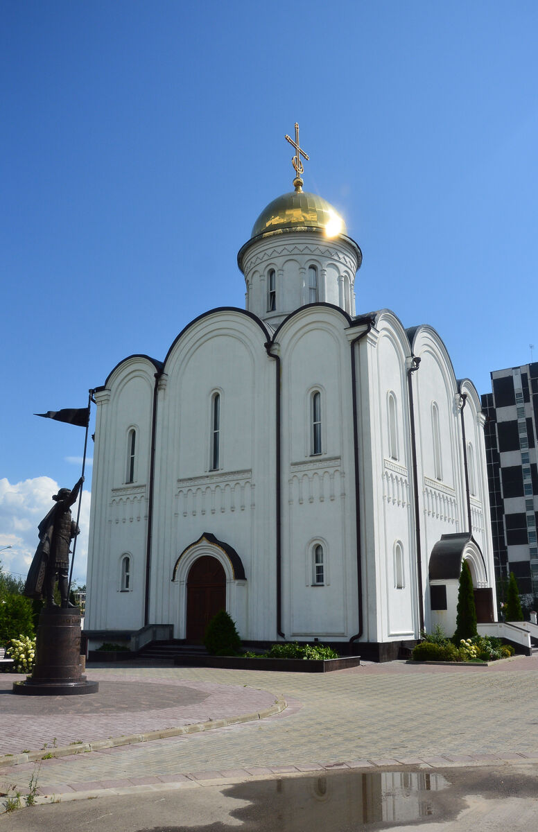Церковь Александра Невского в Зеленограде, Крюково (Зеленоград (Зеленоградский административный округ, ЗелАО), г. Москва). фасады
