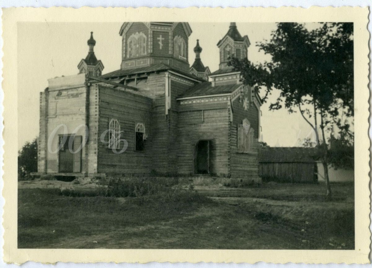 Полонное. Церковь Покрова Пресвятой Богородицы. архивная фотография, Фото 1941 г. с аукциона e-bay.de