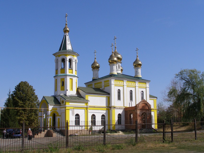 Церковь Николая Чудотворца в Аютинском, Шахты (Шахты, город, Ростовская область). фасады, Вид с юго-запада