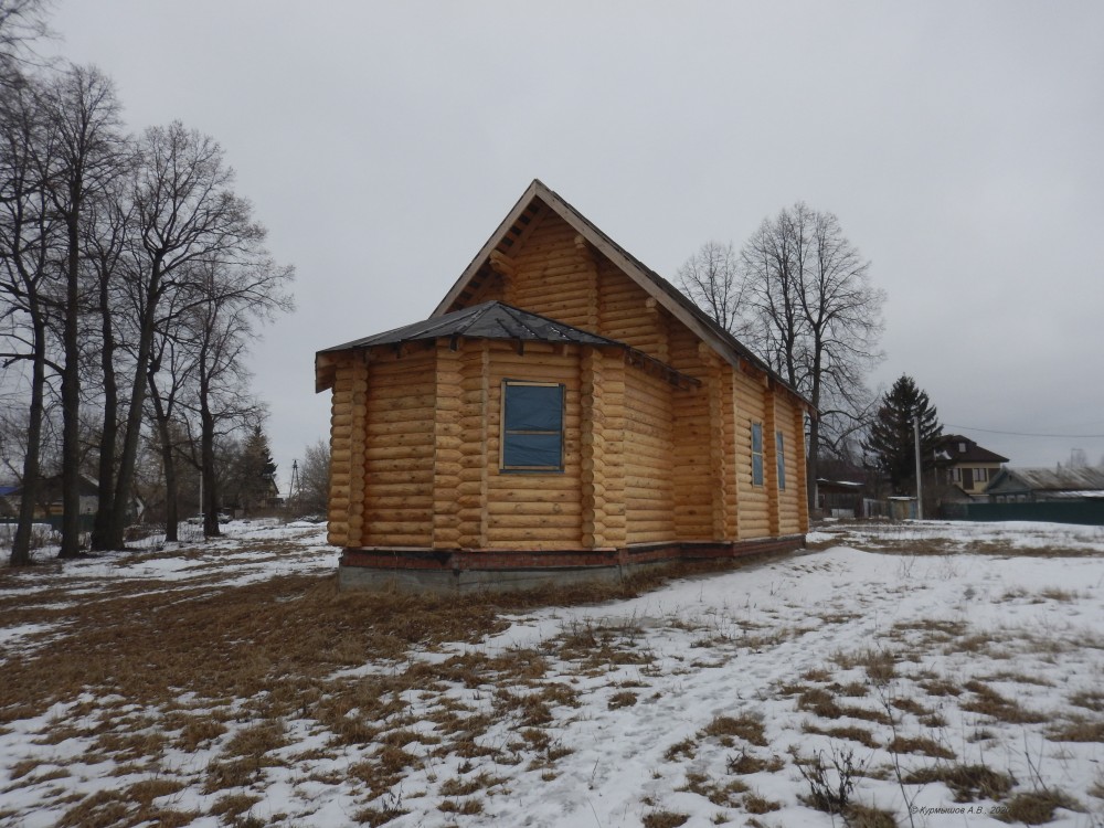 Чернуха. Церковь Благовещения Пресвятой Богородицы (строящаяся). документальные фотографии, Строительство Храма Благовещенья Пресвятой Богородицы