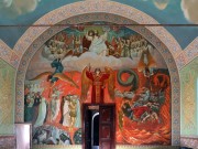 Церковь Троицы Живоначальной, Интерьер, роспись западной стены<br>, Кандабулак, Сергиевский район, Самарская область