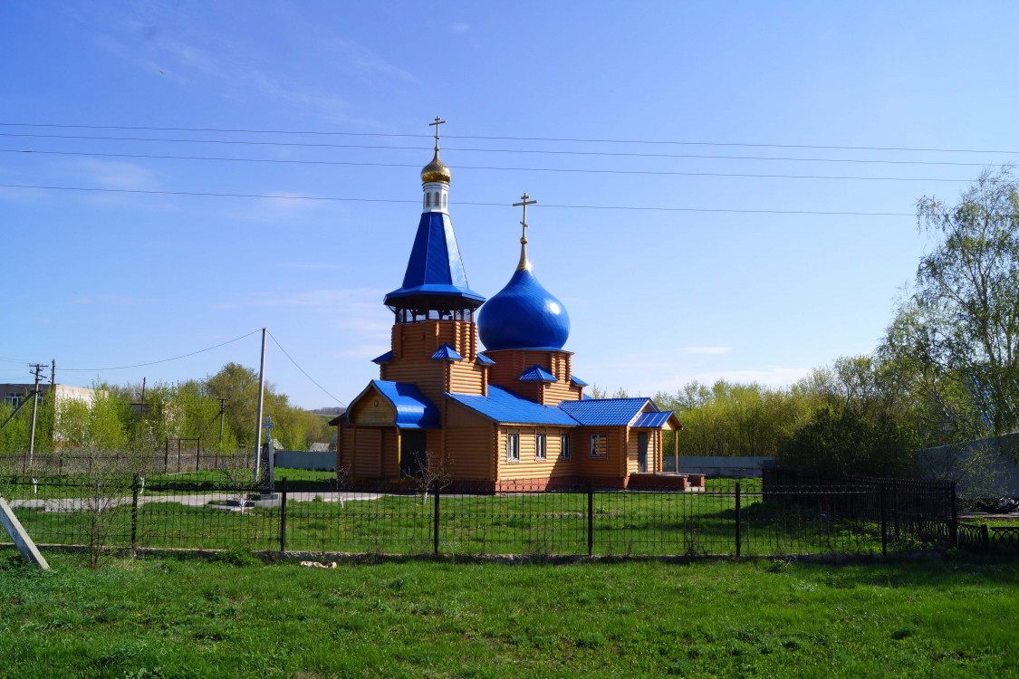 Церковь Михаила Архангела, Большая Каменка (Красноярский район, Самарская область). общий вид в ландшафте