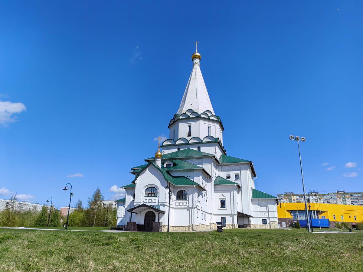 Церковь Ольги равноапостольной в Верхних Печёрах, Нижегородский район (Нижний Новгород, город, Нижегородская область). фасады
