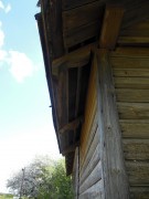 Неизвестная старообрядческая моленная, Свес крыши с "кобылками", Малкалнс, Ливанский край, Латвия