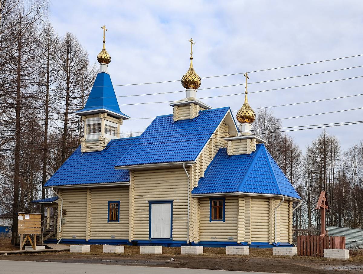 фасады. Церковь Тихвинской иконы Божией Матери, Обозерский (Плесецкий район и г. Мирный, Архангельская область)