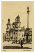Собор Николая Чудотворца, Тиражная почтовая открытка 1920 г.<br>, Прага, Чехия, Прочие страны