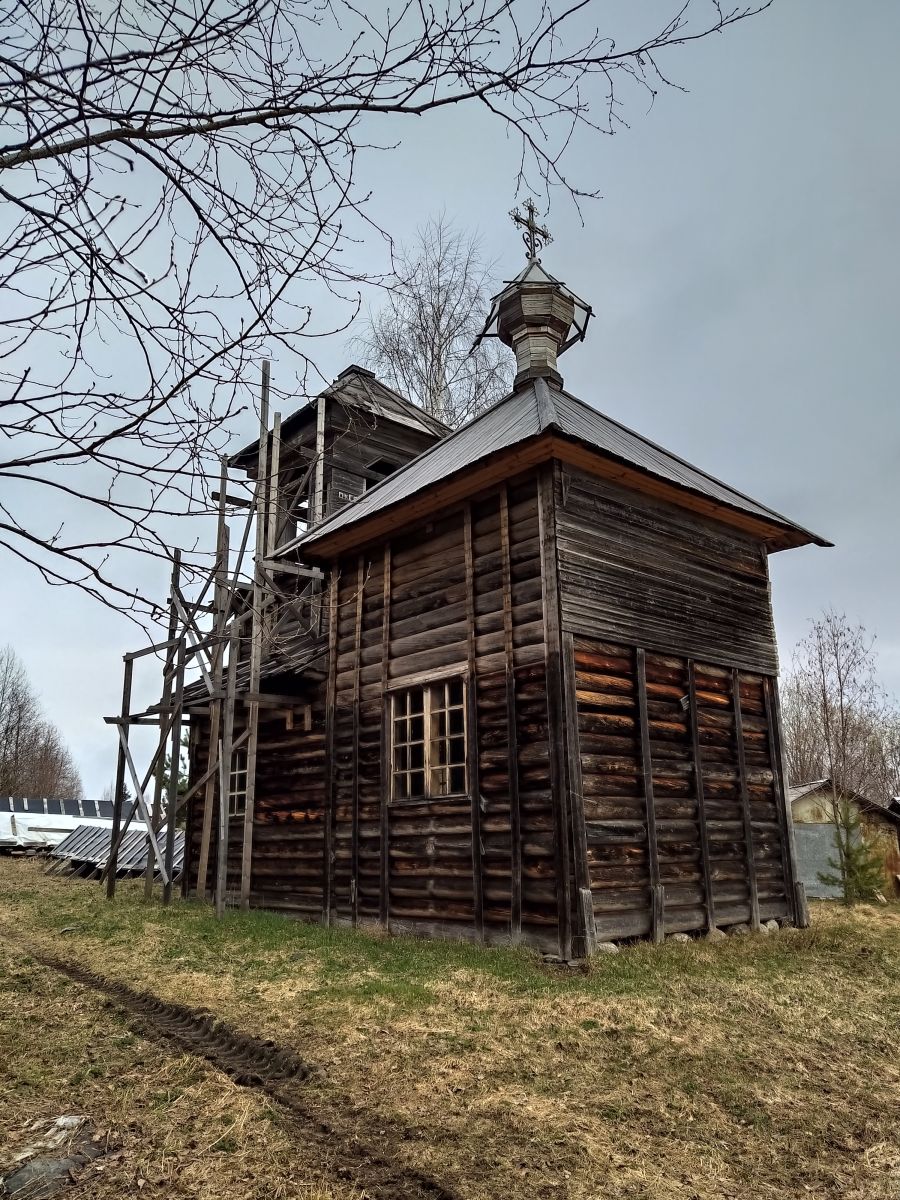 Часовня Сошествия Святого Духа, Осиновская (Шенкурский район, Архангельская область). фасады