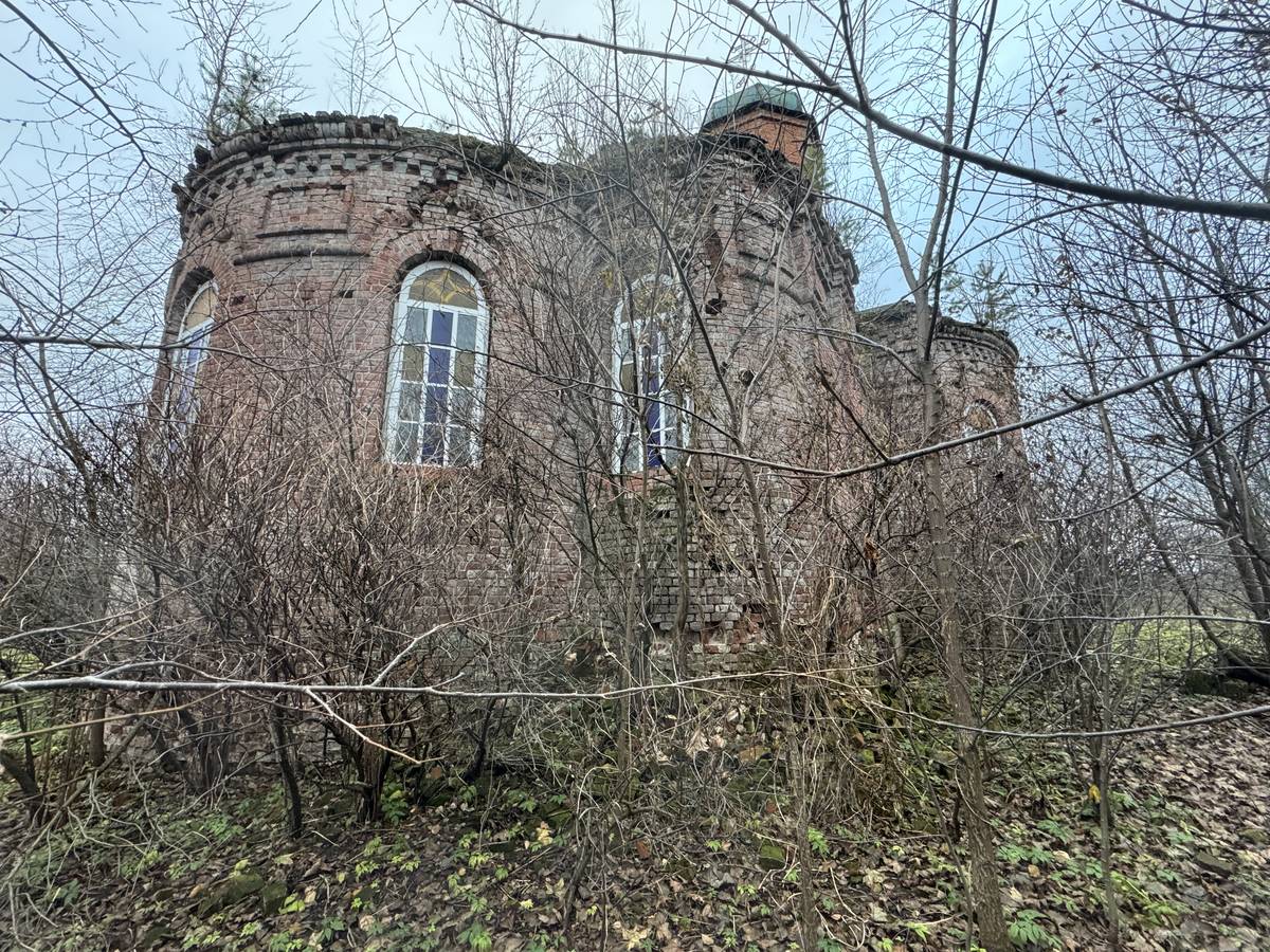 Церковь Казанской иконы Божией Матери, Старая Измайловка (Барышский район, Ульяновская область). фасады, Вид на апсиду с северной стороны