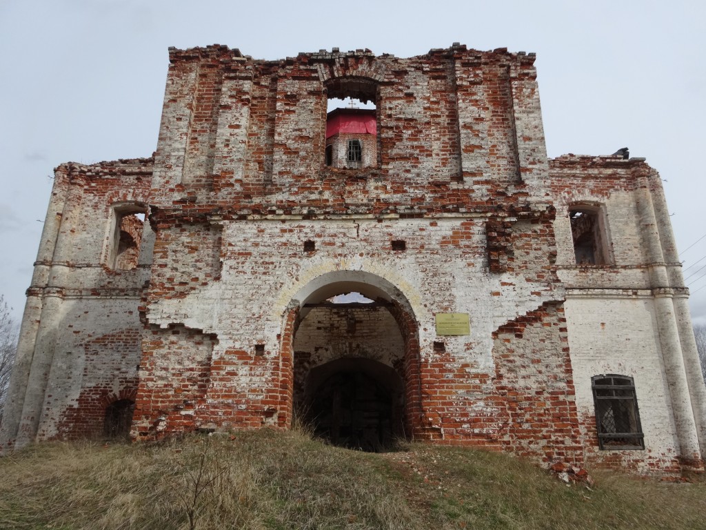 Шеговары. Церковь Спаса Преображения. фасады, вид с запада