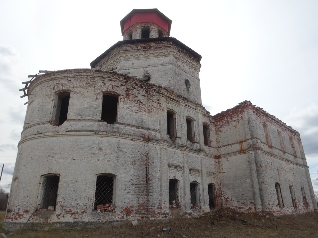 Шеговары. Церковь Спаса Преображения. фасады, вид с северо-востока