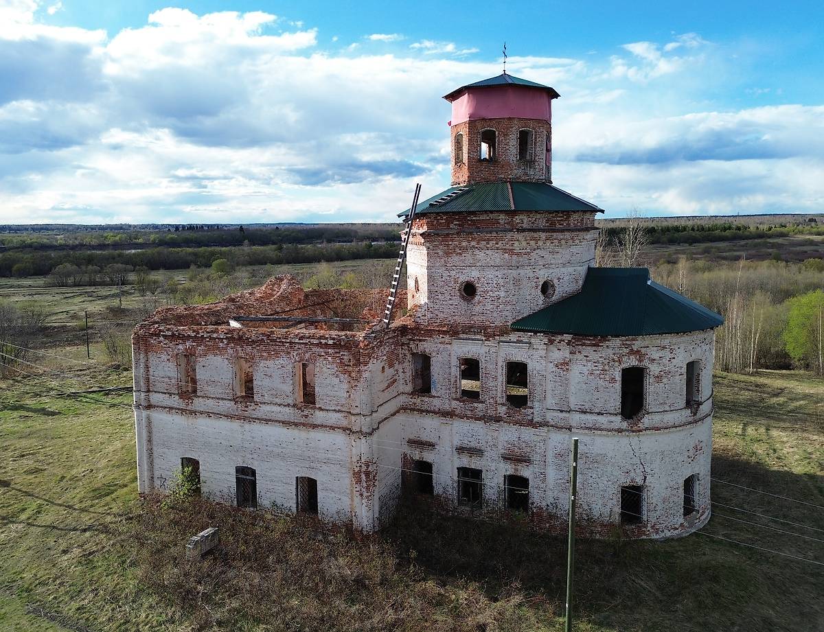 фасады. Церковь Преображения Господня, Шеговары (Шенкурский район, Архангельская область)
