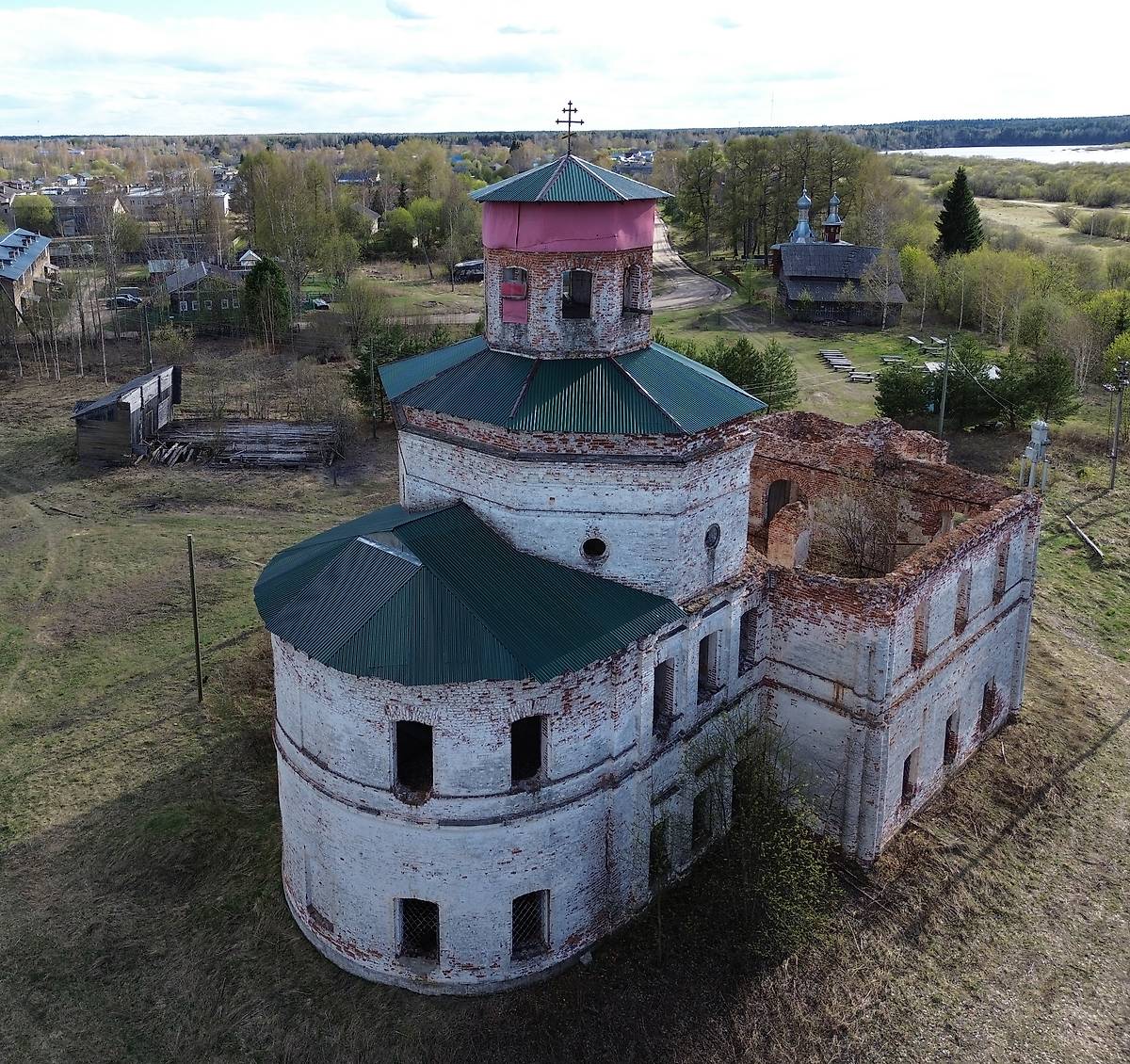 фасады. Церковь Преображения Господня, Шеговары (Шенкурский район, Архангельская область)