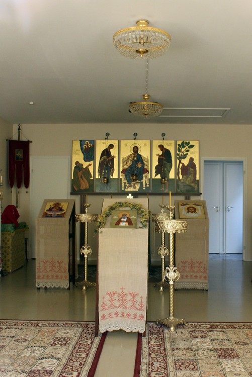 Часовня Серафима Саровского, Форсса (Канта-Хяме, Финляндия). интерьер и убранство, Иконостас