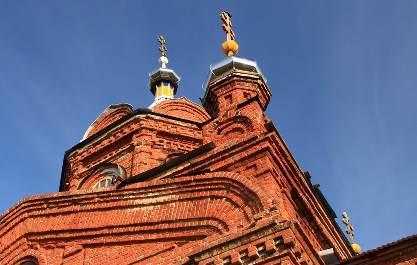 Новая Хмелёвка, урочище. Церковь Михаила Архангела. архитектурные детали