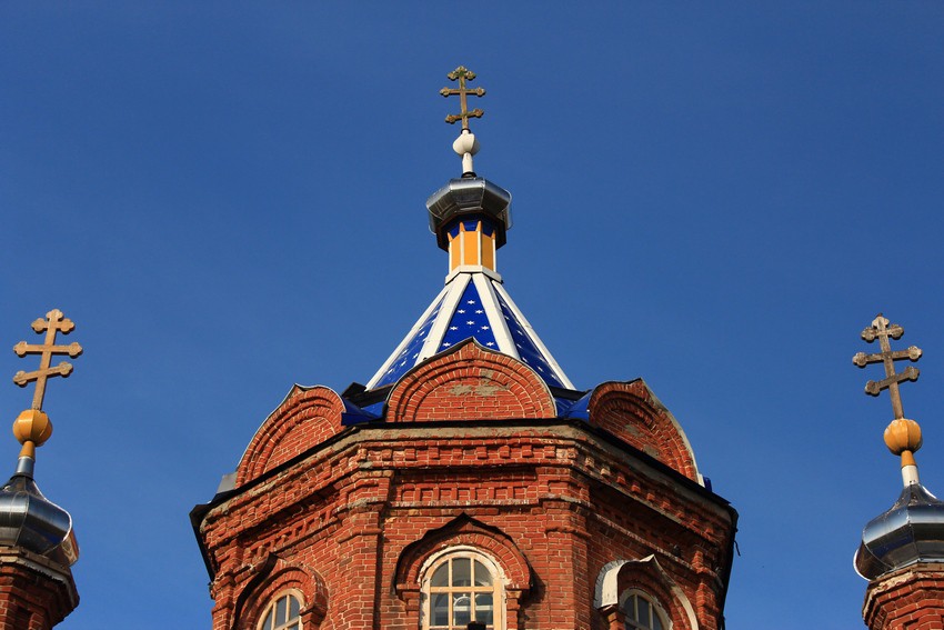 Новая Хмелёвка, урочище. Церковь Михаила Архангела. архитектурные детали