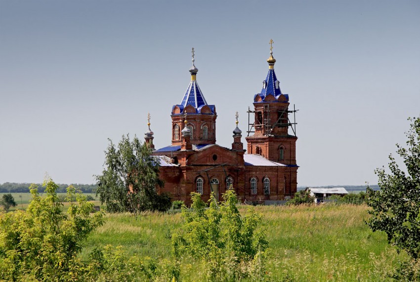 Церковь Михаила Архангела, Новая Хмелёвка, урочище (Елховский район, Самарская область). фасады