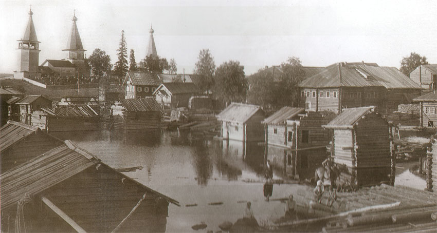 Церковь Успения Пресвятой Богородицы, Космозеро (Медвежьегорский район, Республика Карелия). архивная фотография, М.И. Мильчик. 