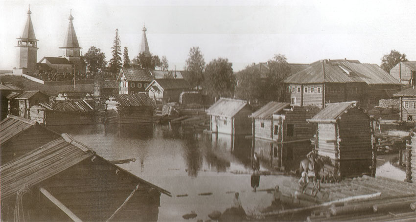 Космозеро. Церковь Успения Пресвятой Богородицы. архивная фотография, М.И. Мильчик. 