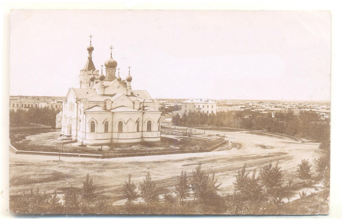 Церковь Николая Чудотворца, Семей (Семипалатинск) (Абайская область, Казахстан). архивная фотография, Частная коллекция. Фото 1900-х годов