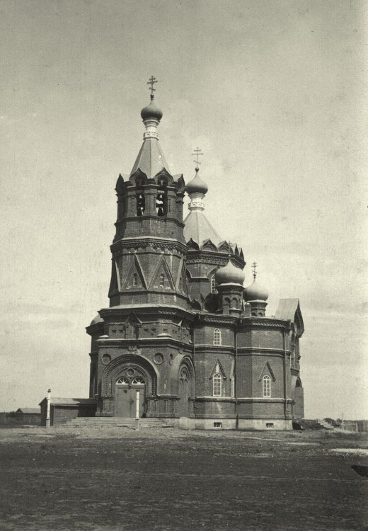 Церковь Благовещения Пресвятой Богородицы, Семей (Семипалатинск) (Абайская область, Казахстан). архивная фотография, Фотография начала XX в. Коллекция автора
