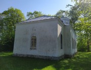Церковь Иакова апостола, "Нарисованное" окно<br>, Пярну-Яагупи, Пярнумаа, Эстония