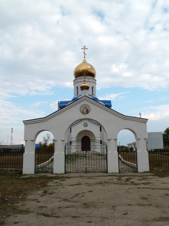 Церковь Серафима Саровского, Глушицкий (Большечерниговский район, Самарская область). фасады, поселок Глушицкий. Церковь Серафима Саровского