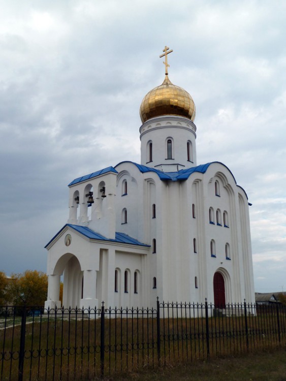 Церковь Серафима Саровского, Глушицкий (Большечерниговский район, Самарская область). архитектурные детали, поселок Глушицкий. Церковь Серафима Саровского