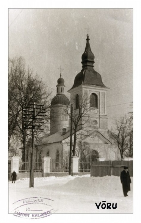 Церковь Екатерины, Выру (Вырумаа, Эстония). архивная фотография, Частная коллекция. Фото 1920-х годов