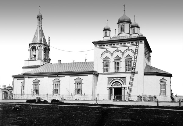 Ошминское. Церковь Михаила Архангела. архивная фотография, Фото начала XXв., с сайта: http://www.old-churches.ru/ve_030.htm