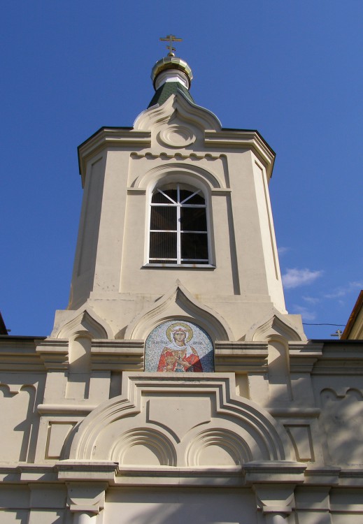 Церковь Варвары великомученицы, Грушевская (Аксайский район, Ростовская область). архитектурные детали, Колокольня (фрагмент). Вид с запада.