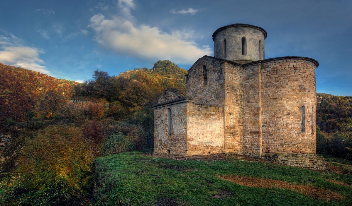 фасады. Церковь Андрея Первозванного, Нижняя Теберда (Карачаевский район, Республика Карачаево-Черкесия)