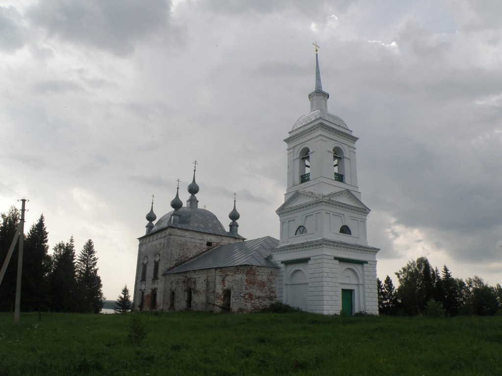 Церковь Вознесения Господня, Сокорново (Коршунское) (Макарьевский район, Костромская область). фасады