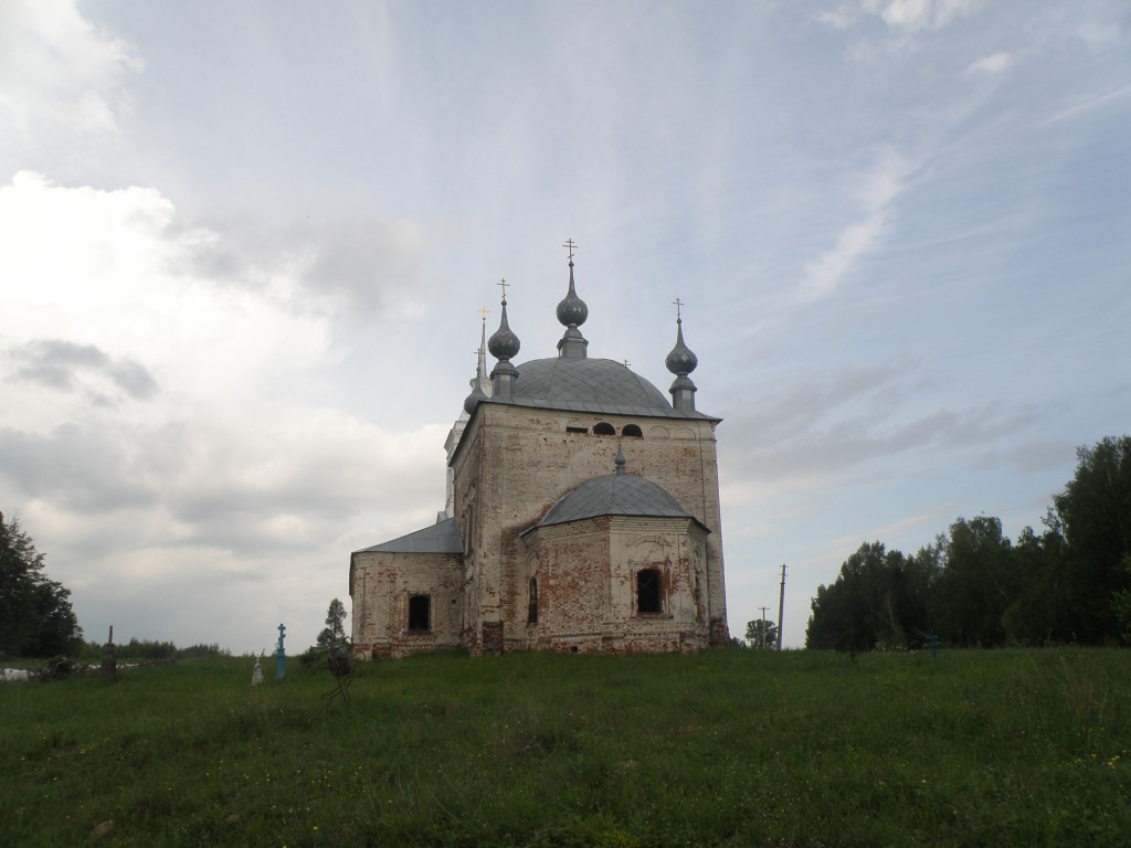 Церковь Вознесения Господня, Сокорново (Коршунское) (Макарьевский район, Костромская область). фасады