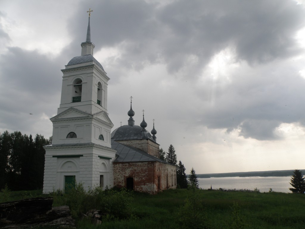 Церковь Вознесения Господня, Сокорново (Коршунское) (Макарьевский район, Костромская область). фасады