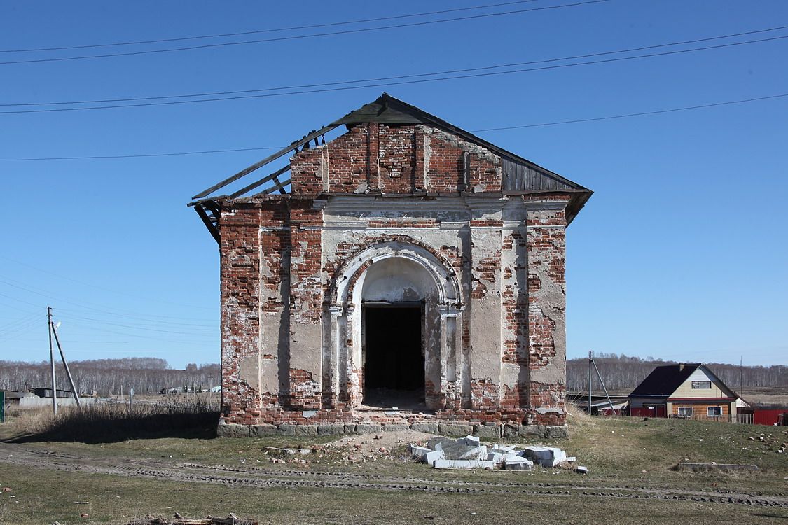 Церковь Преображения Господня, Володинское (Камышловский район (Камышловский МР), Свердловская область). фасады, Западный фасад
