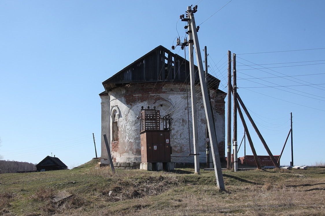 Церковь Преображения Господня, Володинское (Камышловский район (Камышловский МР), Свердловская область). фасады, Вид с востока