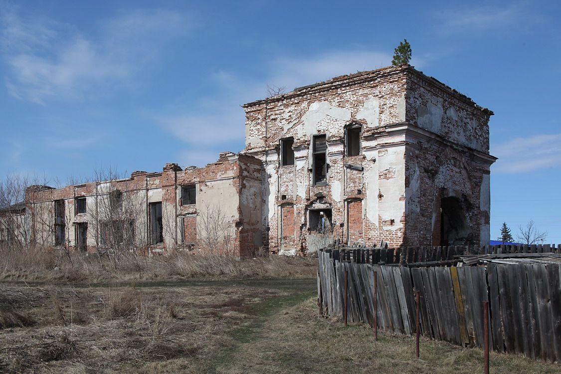 Церковь Николая Чудотворца, Скатинское (Камышловский район (Камышловский МР), Свердловская область). фасады, Вид с юго-востока
