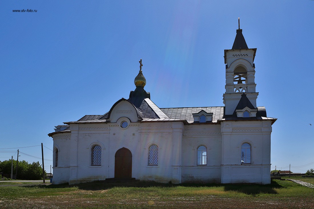 Церковь Иоанна Златоуста, Долгие (Частоозерский район, Курганская область). фасады