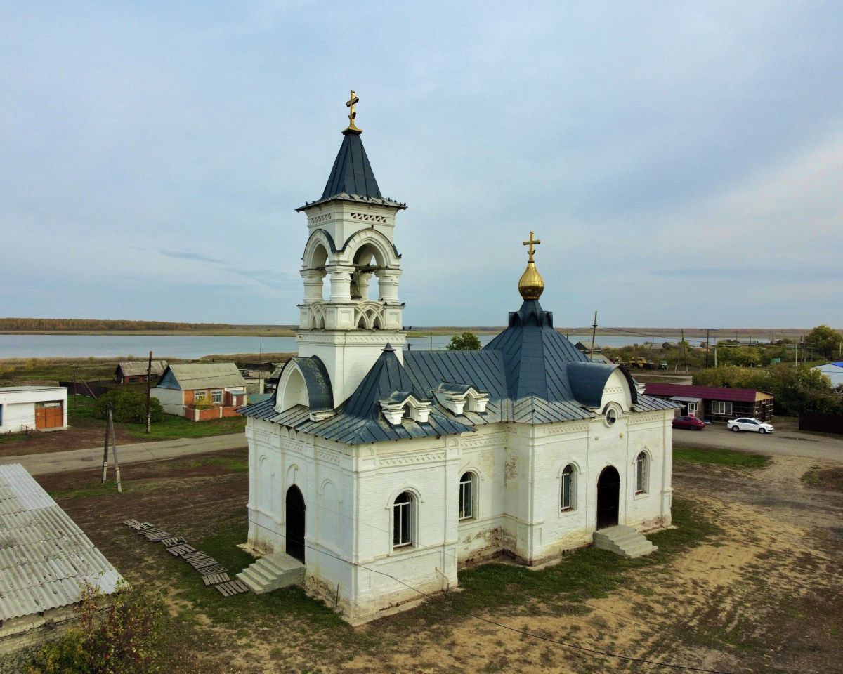 Долгие. Церковь Иоанна Златоуста. фасады, Вид с ЮЗ