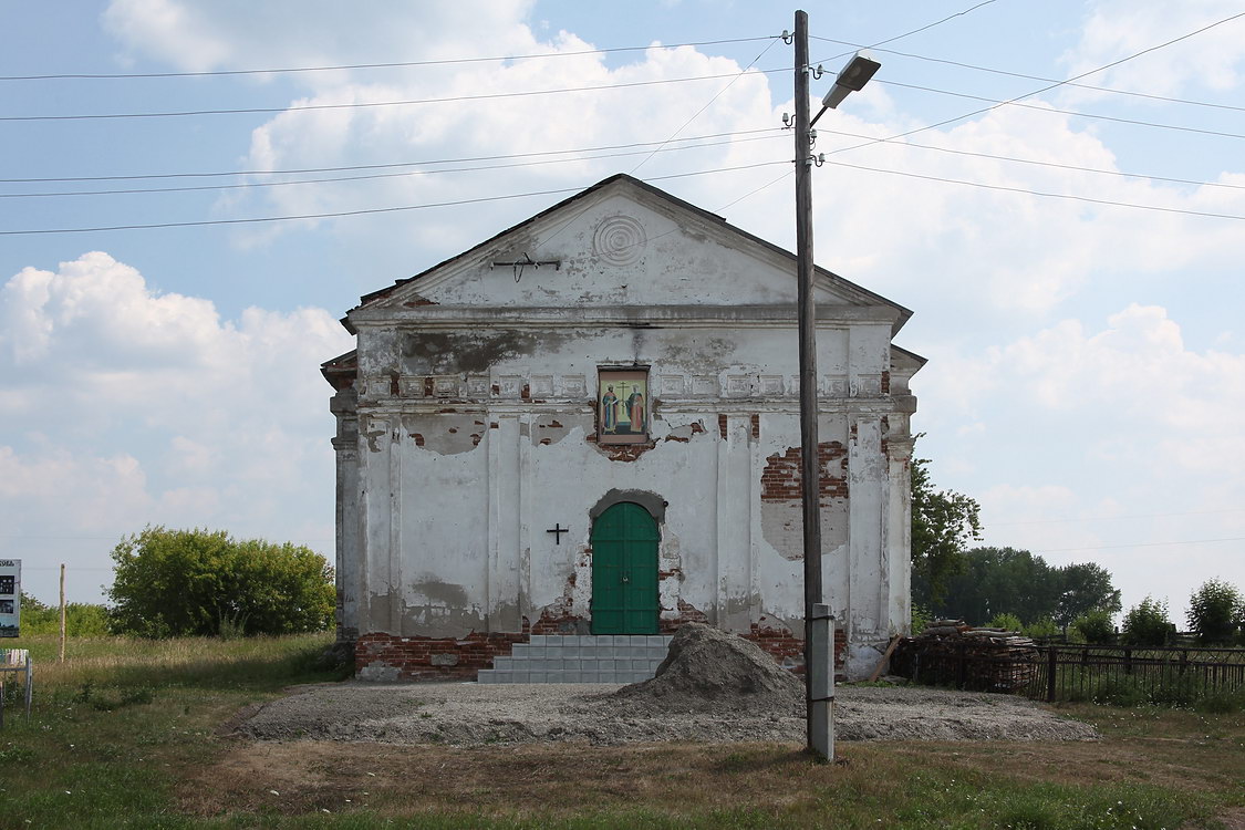 Церковь Константина и Елены, Дрянново (Шадринский район и г. Шадринск, Курганская область). фасады, Западный фасад