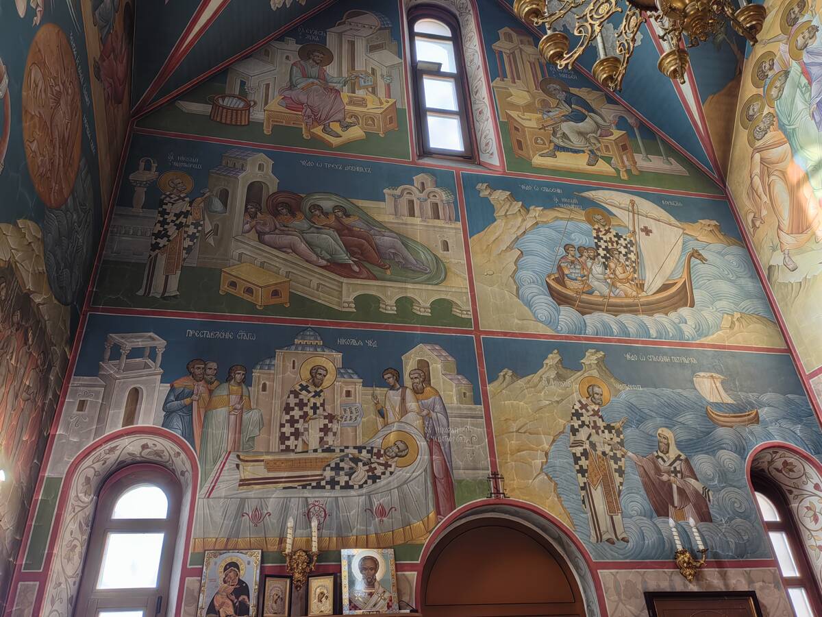 Церковь Николая Чудотворца над Зеленским съездом, Нижегородский район (Нижний Новгород, город, Нижегородская область). интерьер и убранство