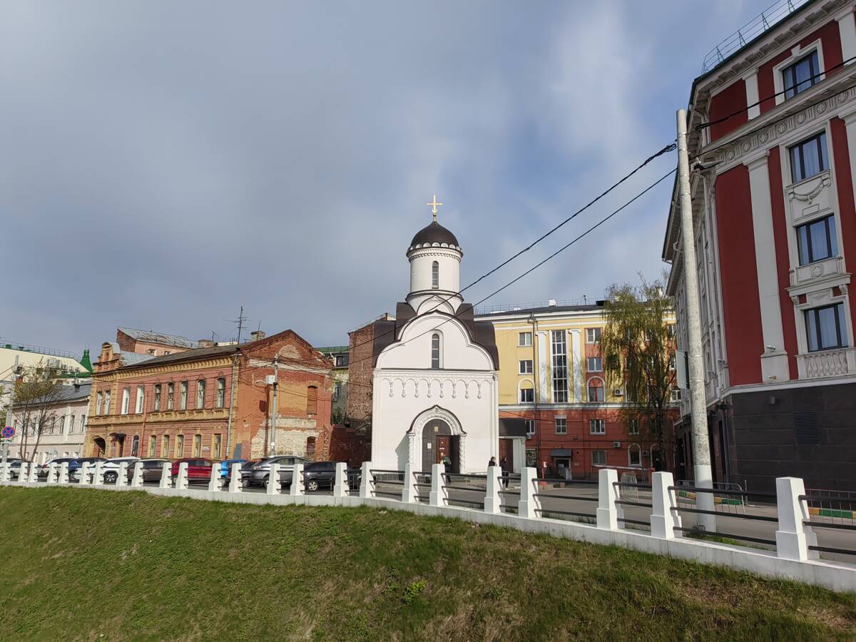 Церковь Николая Чудотворца над Зеленским съездом, Нижегородский район (Нижний Новгород, город, Нижегородская область). фасады