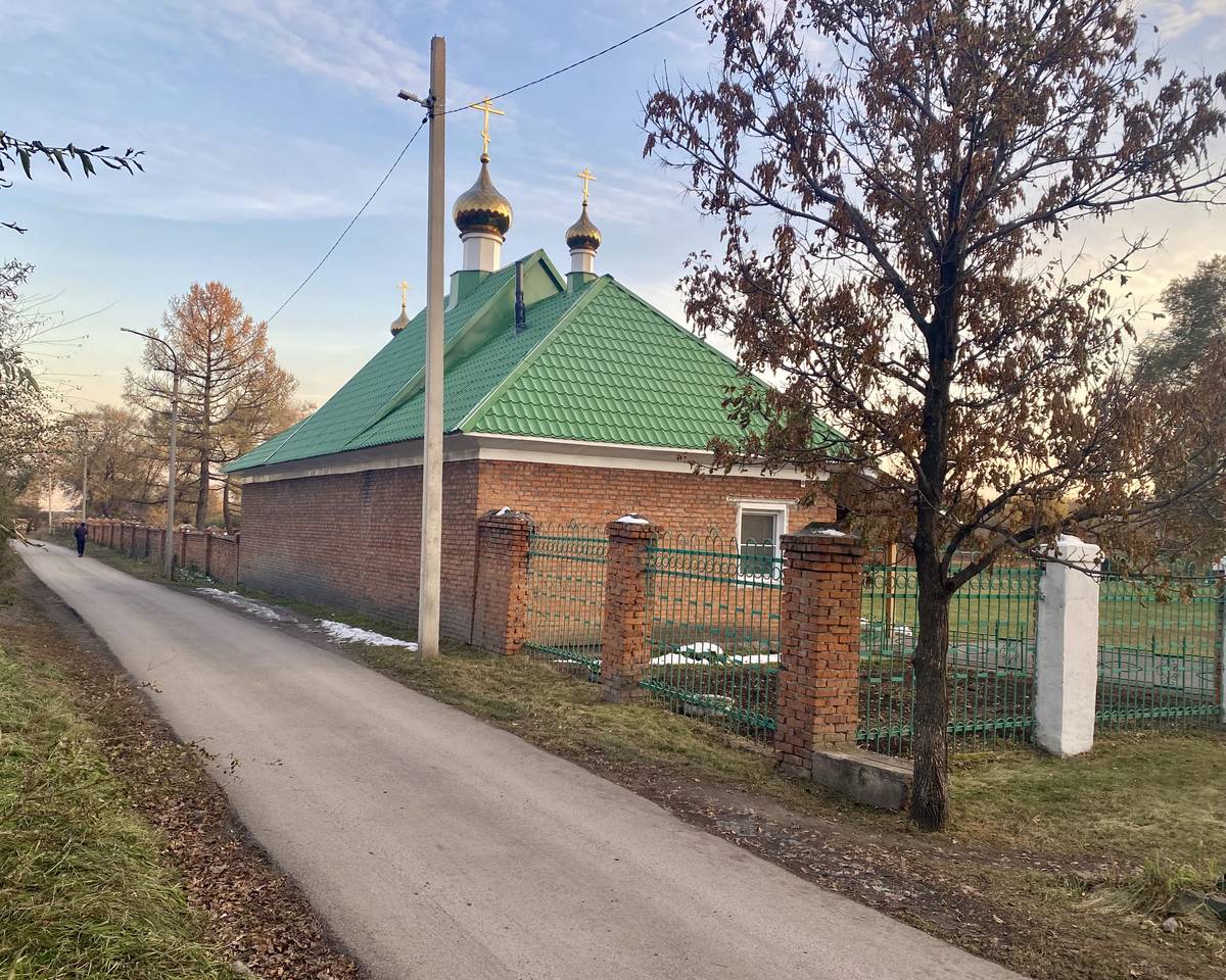 Церковь Троицы Живоначальной, Карагайлинский (Прокопьевский район и г. Прокопьевск, Кемеровская область). фасады, Вид с севера