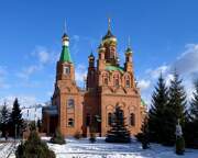 Церковь Троицы Живоначальной, Вид с ЮЗ<br>, Инской, Беловский район, Кемеровская область
