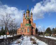 Церковь Троицы Живоначальной, Восточный фасад<br>, Инской, Беловский район, Кемеровская область