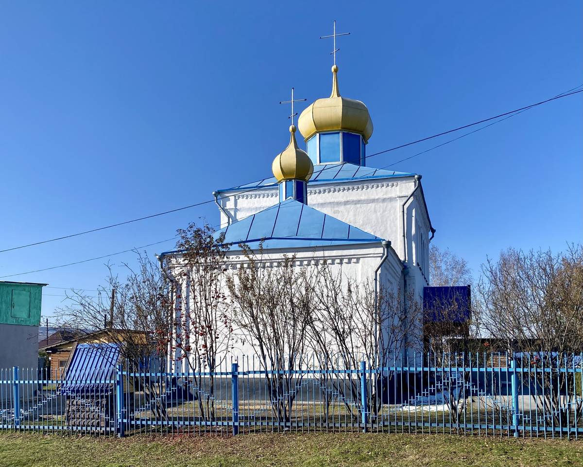 Церковь Пантелеимона Целителя, Беково (Беловский район, Кемеровская область). фасады, Восточный фасад