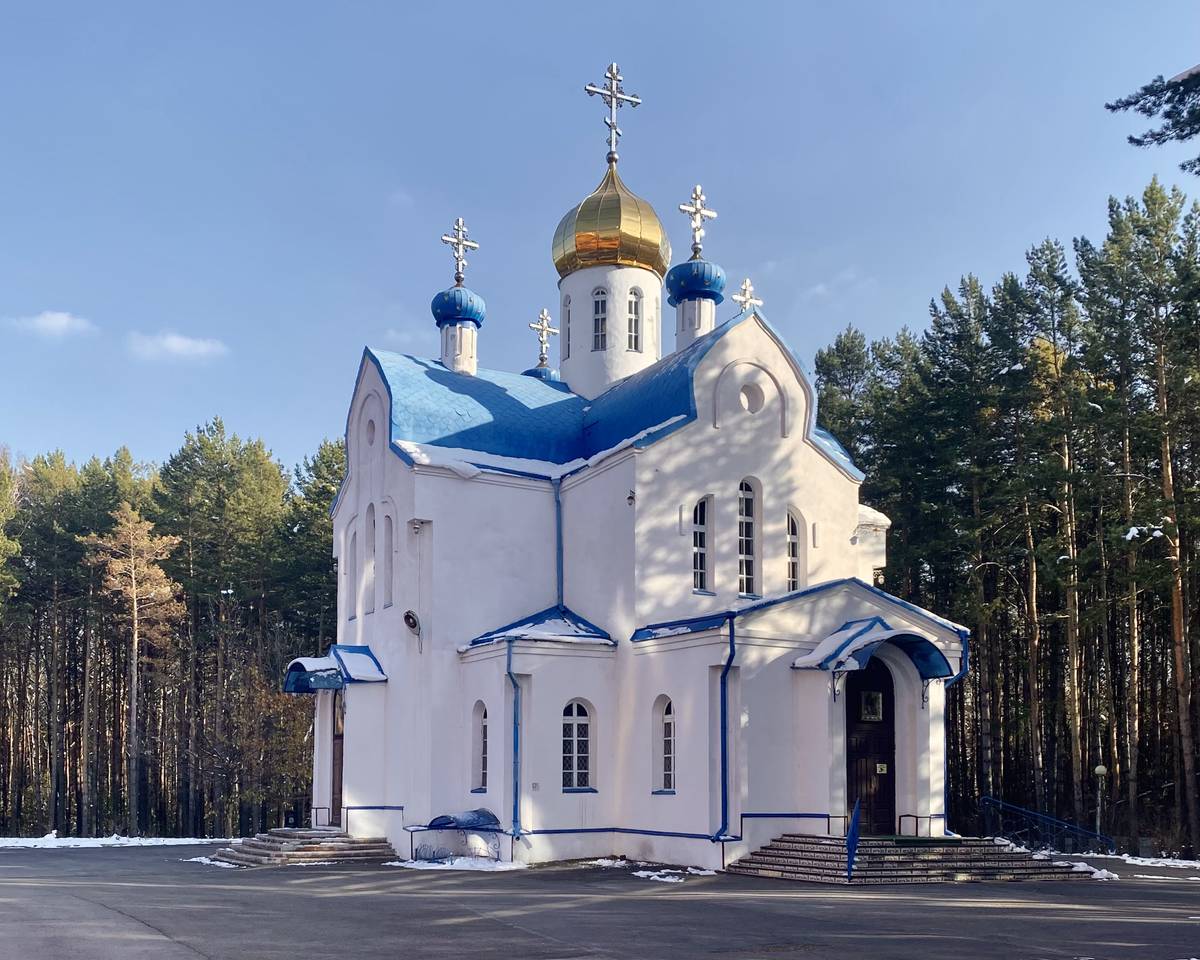 Церковь Владимира равноапостольного, Прокопьевск (Прокопьевский район и г. Прокопьевск, Кемеровская область). фасады, Вид с СЗ