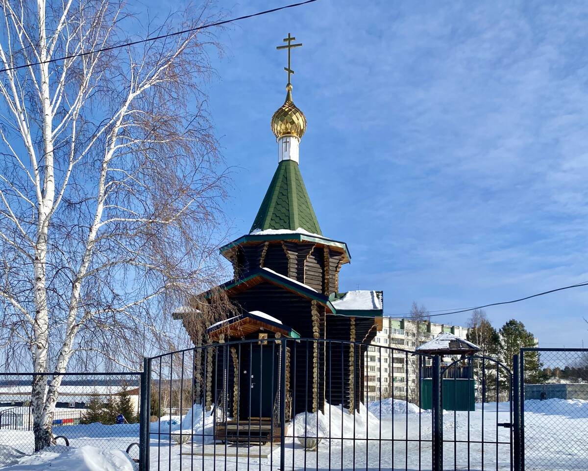 Церковь Варвары великомученицы в Зелёном, Иркутск (Иркутск, город, Иркутская область). фасады, Вид с западного входа